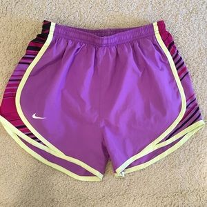 Purple Nike Running Shorts